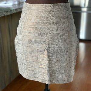 EXPRESS SNAKE PRINT SKIRT